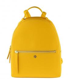 Tory Burch Cassia Yellow Emerson Medium Backpack