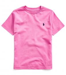 Ralph Lauren Little Boys Resort Rose Crewneck T-Shirt