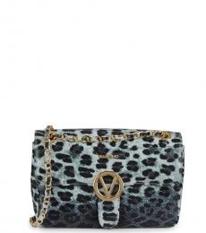 Mario Valentino Grey Antoinete Medium Shoulder Bag