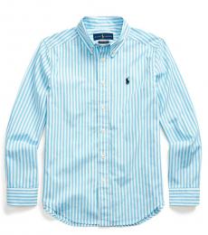 Ralph Lauren Boys Neptune Striped Poplin Shirt