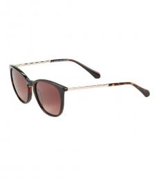Balmain Tortoise Square Tortoise Shell Sunglasses
