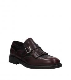 Salvatore Ferragamo Violet Fringes Genesis Dress Shoes