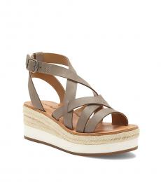 Lucky Brand Little Girls Grey Jaenny Wedges