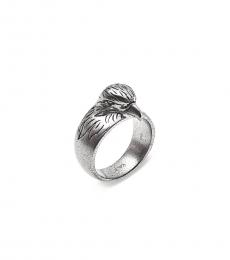 Grey Eagle Head Cocktail Ring