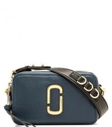 Marc Jacobs Navy Blue The Softshot 21 Small Crossbody Bag