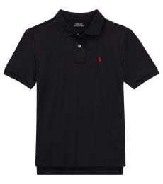 Ralph Lauren Boys French Navy Moisture-Wicking Polo