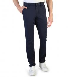 Calvin Klein Navy Blue Logo Pocket Pants