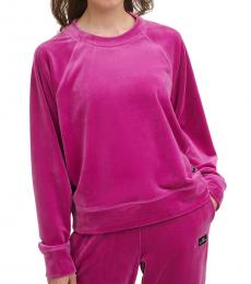 Dark Pink Crewneck Pullover