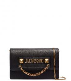 Love Moschino Black Logo Small Crossbody Bag