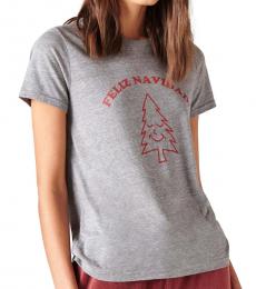 Lucky Brand Grey Graphic T-Shirt