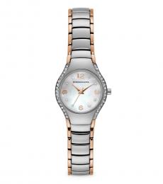 BCBGMaxazria Silver Classic Crystal Watch