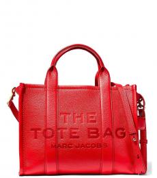 Marc Jacobs Red The Tote Medium Satchel