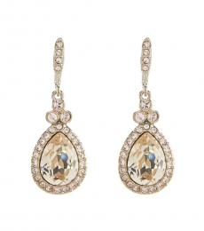 Givenchy Golden Crystal Earrings