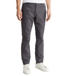 7 For All Mankind Grey Adrien Tech Slim Pants