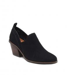 Lucky Brand Black Slip On Boots