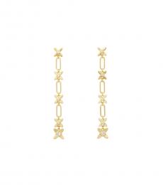 Kate Spade Golden Heritage Bloom Linear Earrings