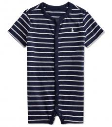 Ralph Lauren Baby Boys French Navy Jersey Shortall