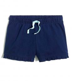 J.Crew Girls Antique Navy Knit Drawstring Short