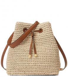 Ralph Lauren Natural Debby Large Bucket Bag