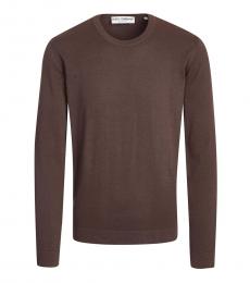 Brown Regular Fit Sweater