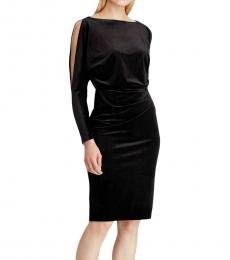 Black Perina Cold Shoulder Dress