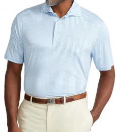Ralph Lauren Light Blue Golf Stripe Classic-Fit Polo