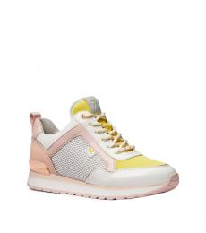 Michael Kors Multi Color Maddy Mixed-Media Sneakers