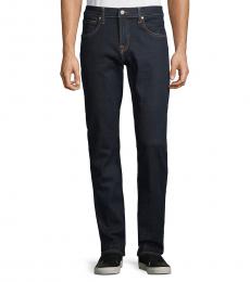 7 For All Mankind Rinse Textured Straight-Fit Jeans