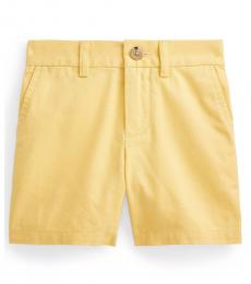 Ralph Lauren Baby Boys Empire Yellow Stretch Chino Shorts