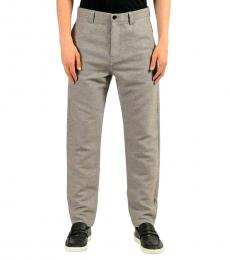 Light Grey Stretch Casual Pants