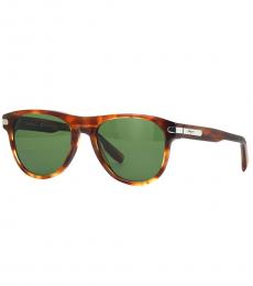 Salvatore Ferragamo Tortoise Rectangular Sunglasses