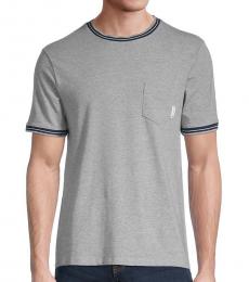 Grey Supima Ringer T-Shirt