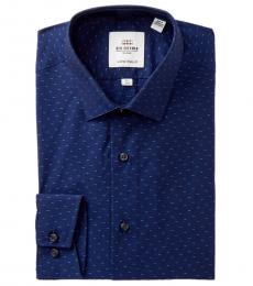 Ben Sherman Navy Blue Soho Skinny Fit Dress Shirt