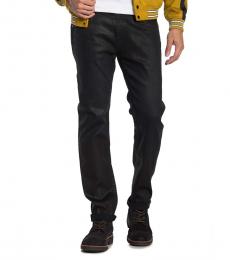 True Religion Black Rocco Relaxed Skinny Jeans