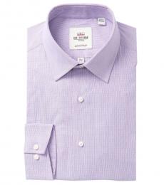Ben Sherman Light Purple Tailored Slim Fit Dress Shirt