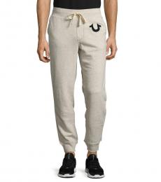 True Religion Oatmeal Drawstring Jogger Pants