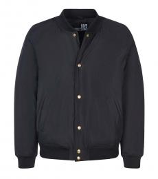 Love Moschino Black Back Logo Buttoned Jacket