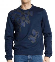 Calvin Klein Dark Blue Camo Printed Sweatshirt