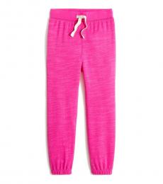 J.Crew Girls Neon Flamingo Terry Sweatpant