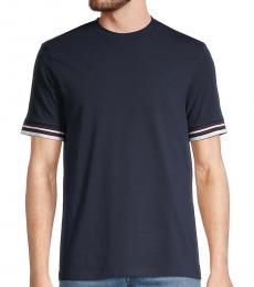 Ben Sherman Navy Blue Collegiate Ringer Mod Fit T-Shirt