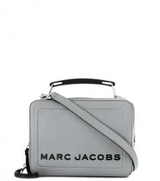 Marc Jacobs Grey The Box Small Crossbody Bag