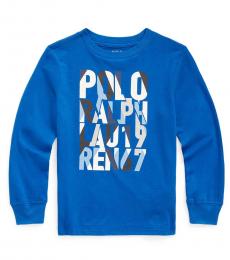Ralph Lauren Little Boys Sapphire Jersey T-shirt