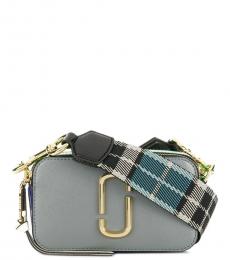 Marc Jacobs Grey Snapshot Small Crossbody Bag