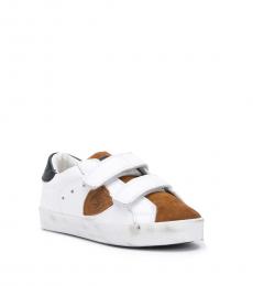 Philippe Model Boys White Leather Sneakers