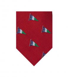 Red Nautical Flag Tie