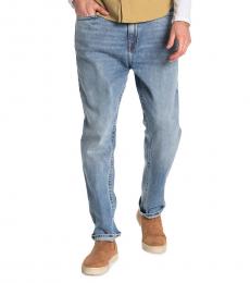 True Religion Light Blue Logan Relaxed Tapered Jeans