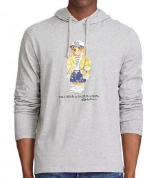 Ralph Lauren Andover Grey Heather Bear Hoodie T-Shirt