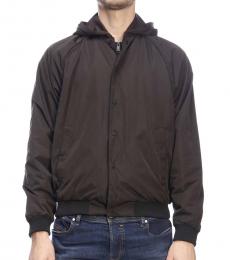 Black Concealed Zip Jacket