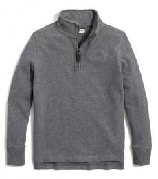 J.Crew Little Boys Heather Carbon Popover Sweatshirt