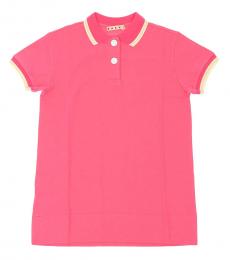 Girls Pink Polo Dress